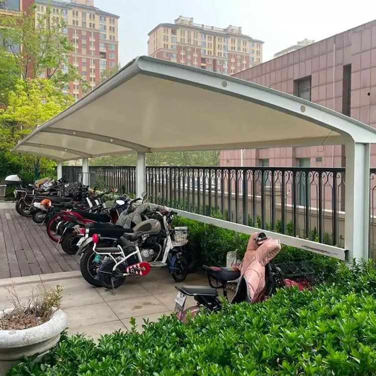 滦南县膜结构电动车棚